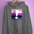 Genderfluid Pride Flag Exclamation Point Hoodie